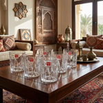 طقم اكواب تقديم زجاجية