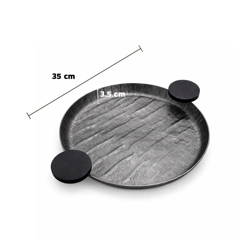 صينية تقديم مستديرة- وسط