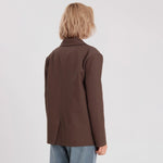 جاكيت نسائي بياقة ٧