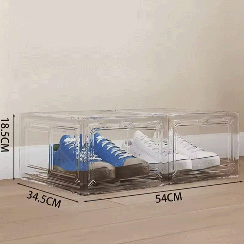 صناديق أحذية شفافة مقاومة للغبار