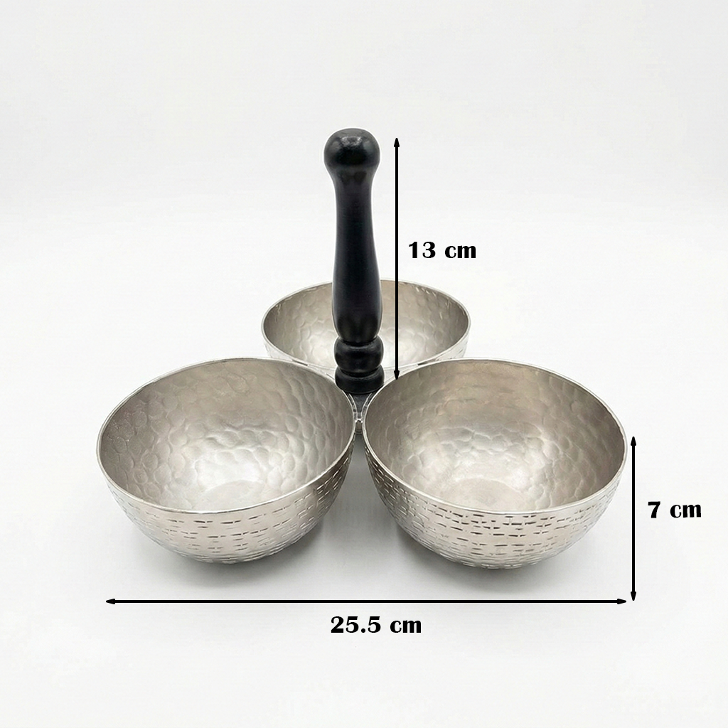 وعاء تقديم ثلاثي