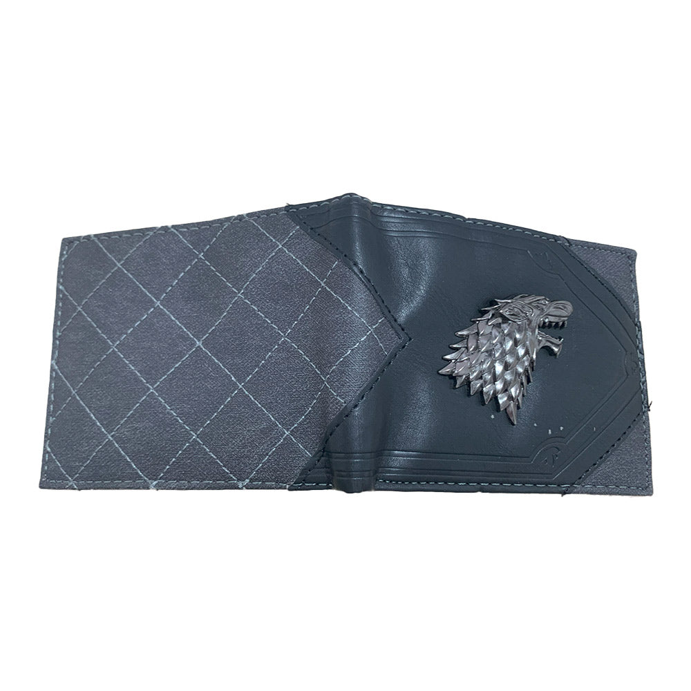 محفظة من جلد البولي يوريثان بشعار Game of Throne ثلاثي الأبعاد46