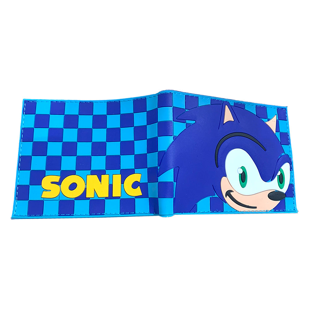 محفظة من جلد البولي يوريثان مطبوعة بطبعة سونيك فرونت بوز 13