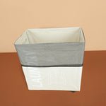 سلة غسيل قابلة للطي مع مقبض وعجلات، موديل: 1