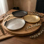 صينية تقديم دائرية كبيرة