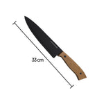 سكين طاهي من الفولاذ المقاوم للصدأ 33 سم