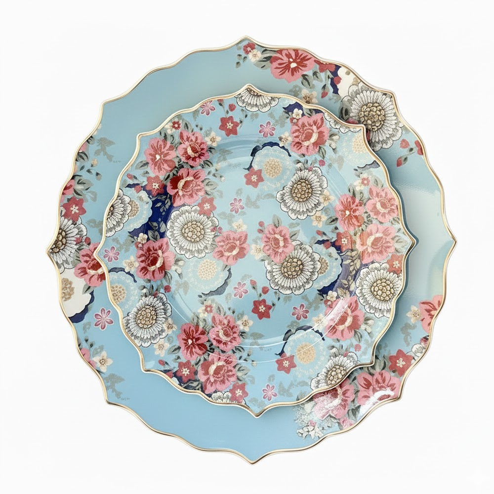 طقم أطباق مائدة فاخر 24 قطعة