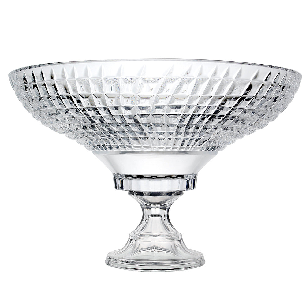 وعاء تقديم مع قاعدة كريستالية - 35.2 سم