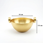 وعاء تقديم معدني صغير