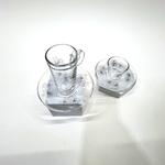 طقم استكانة وفنجان 18قطعة