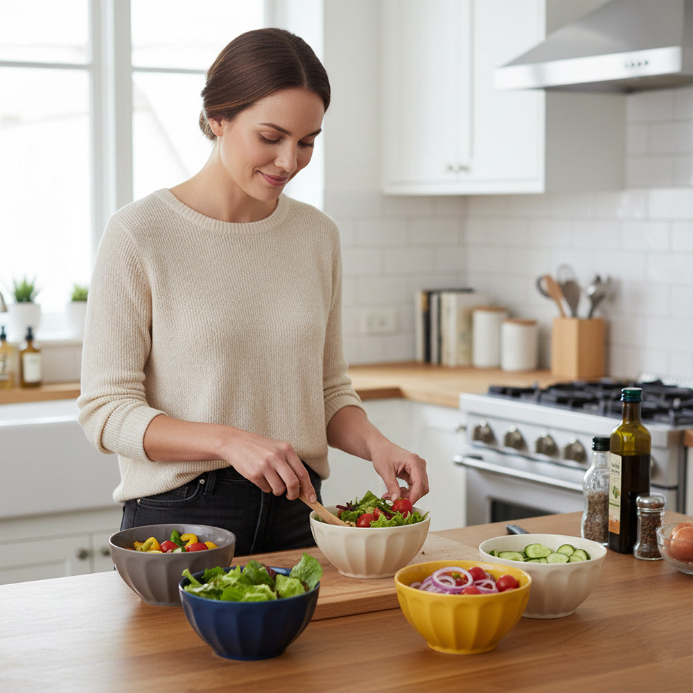 وعاء حلوى متعدد الألوان، 4 قطع