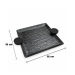 صينية تقديم مربعة-وسط