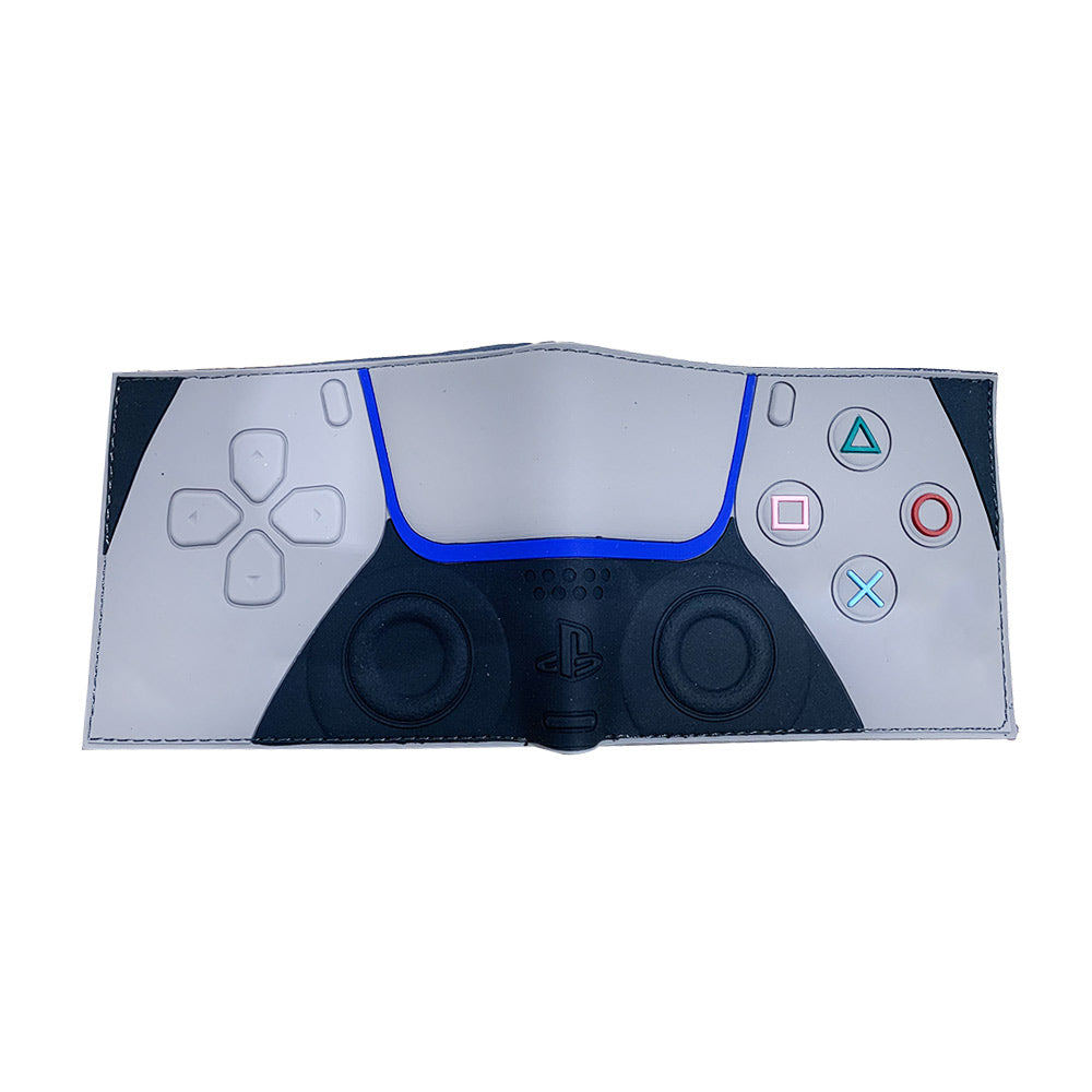 عصا تحكم بلاي ستيشن ومحفظة من جلد البولي مطبوعة بأزرار 6