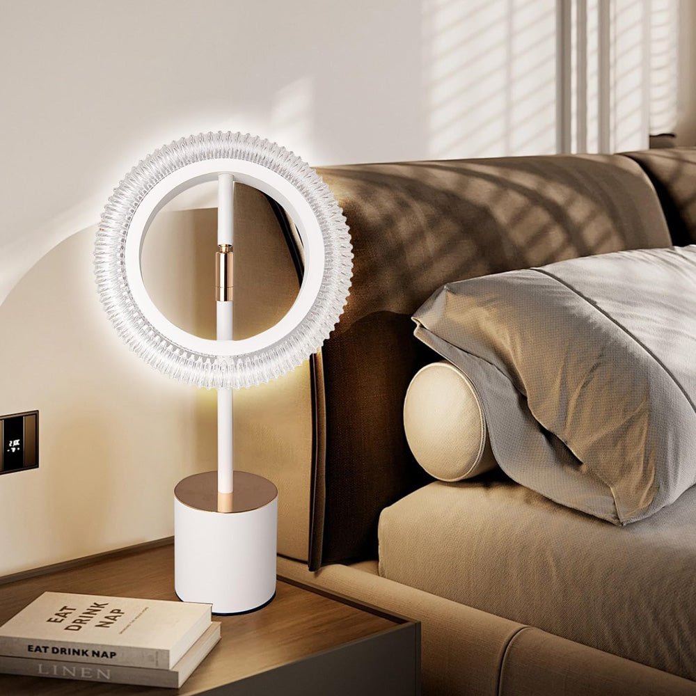مصباح طاولة LED مزخرف يعمل باللمس