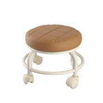 كرسي صغير بعجلات وقاعدة محززة