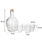 مرطبان عصير زجاجي