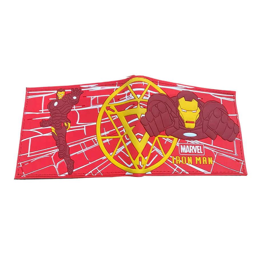 محفظة من جلد البولي يوريثان بطبعات آيرون مان44