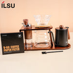 مجموعة ماكينة صنع القهوة المحمولة