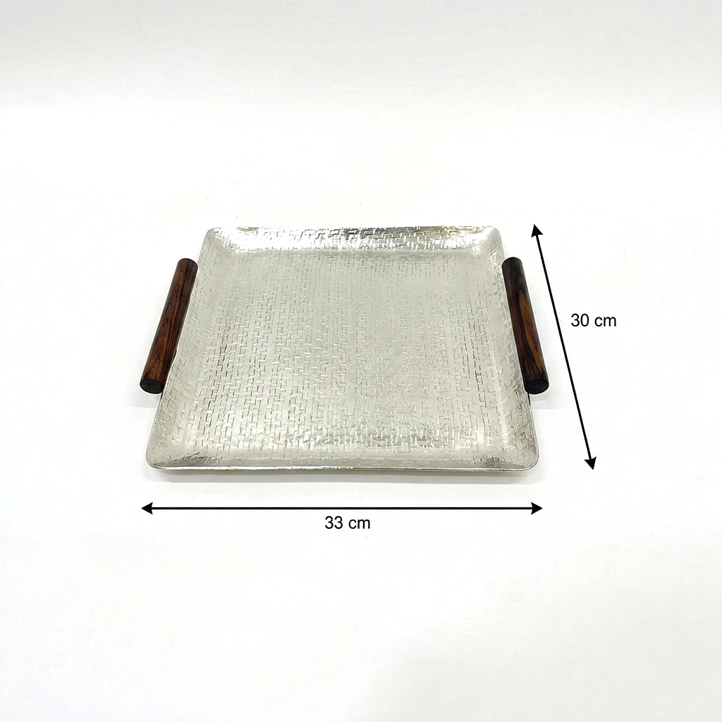 صينية تقديم صغيرة مربعة