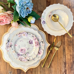 طقم أطباق مائدة فاخر 24 قطعة