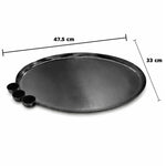 صينية تقديم بيضاوية-كبير