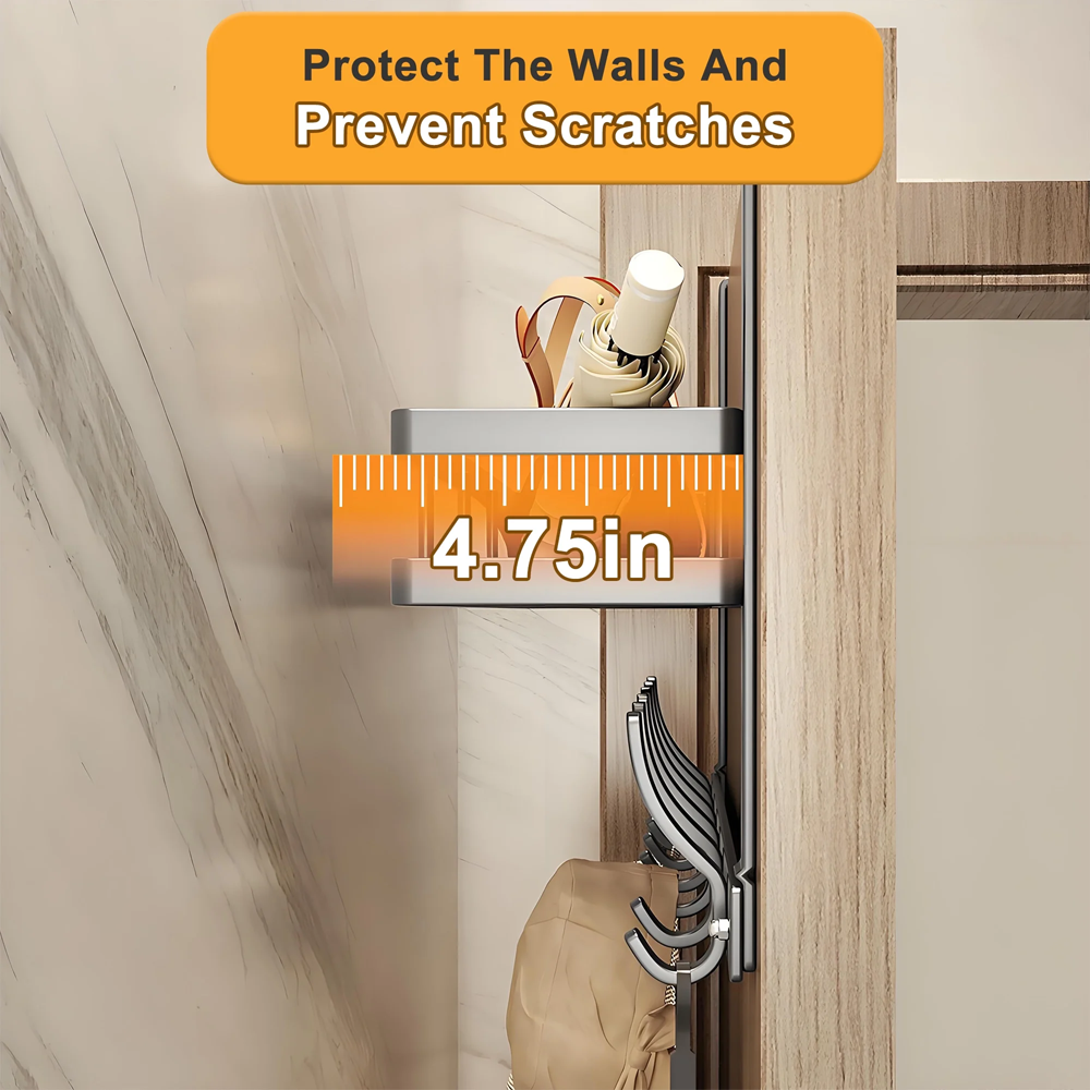 علاقة باب متعددة الاستخدامات مع رف تخزين علوي