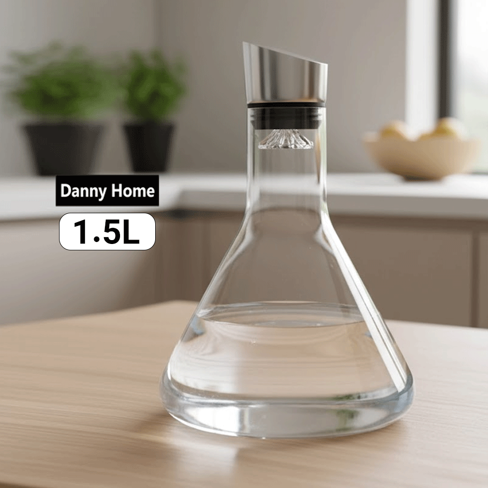 قارورة سوائل زجاجية متسعة الاسفل