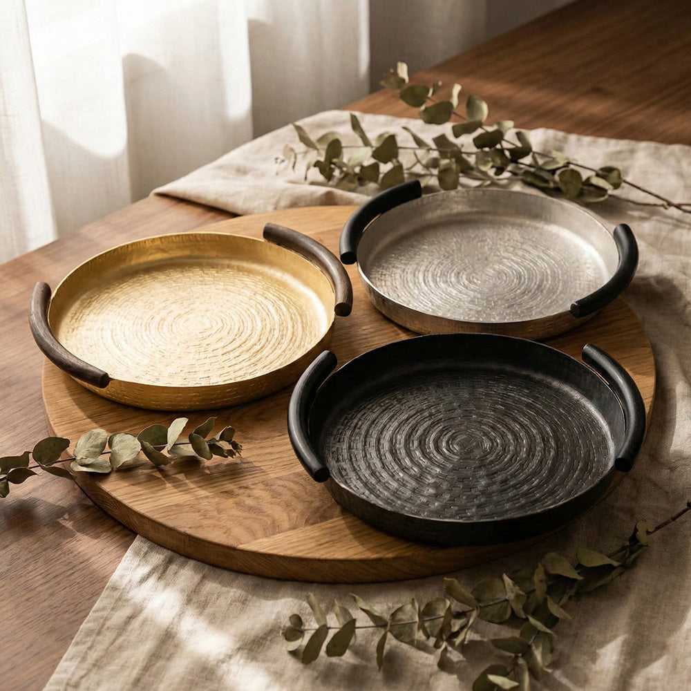 صينية تقديم دائرية صغير