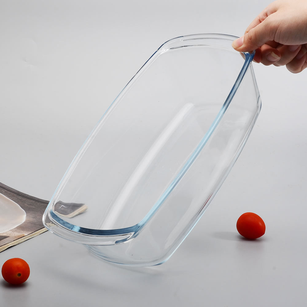 طبق فرن زجاجي مستطيل 1800 مل