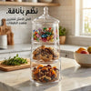 مرطبان زجاجي مستدير