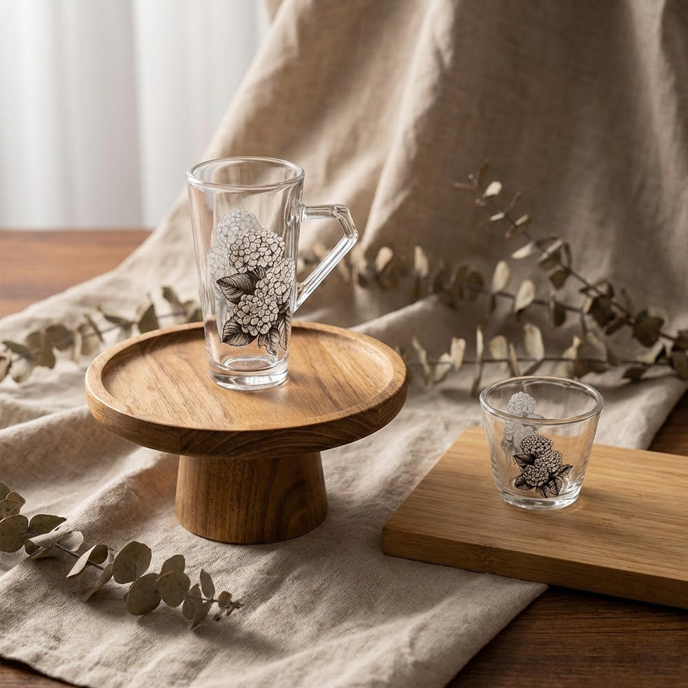 طقم استكانة وفنجان 18 قطعة