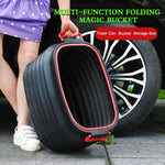 ‏صندوق تخزين قابل للطي سعة 37 لترا‏