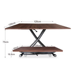 طاولة قابلة للطي والارتفاع