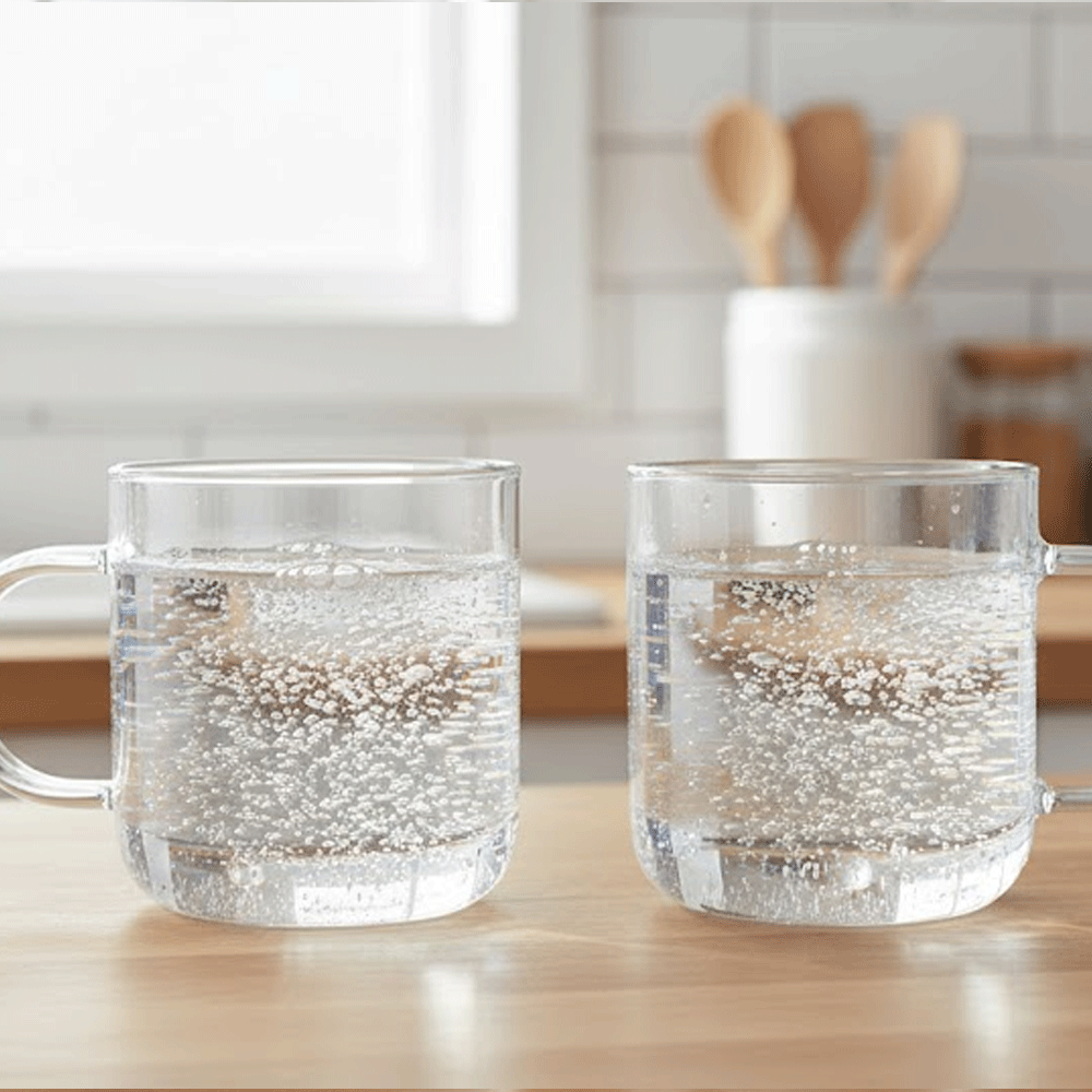 كوب مج زجاجي بيضوي