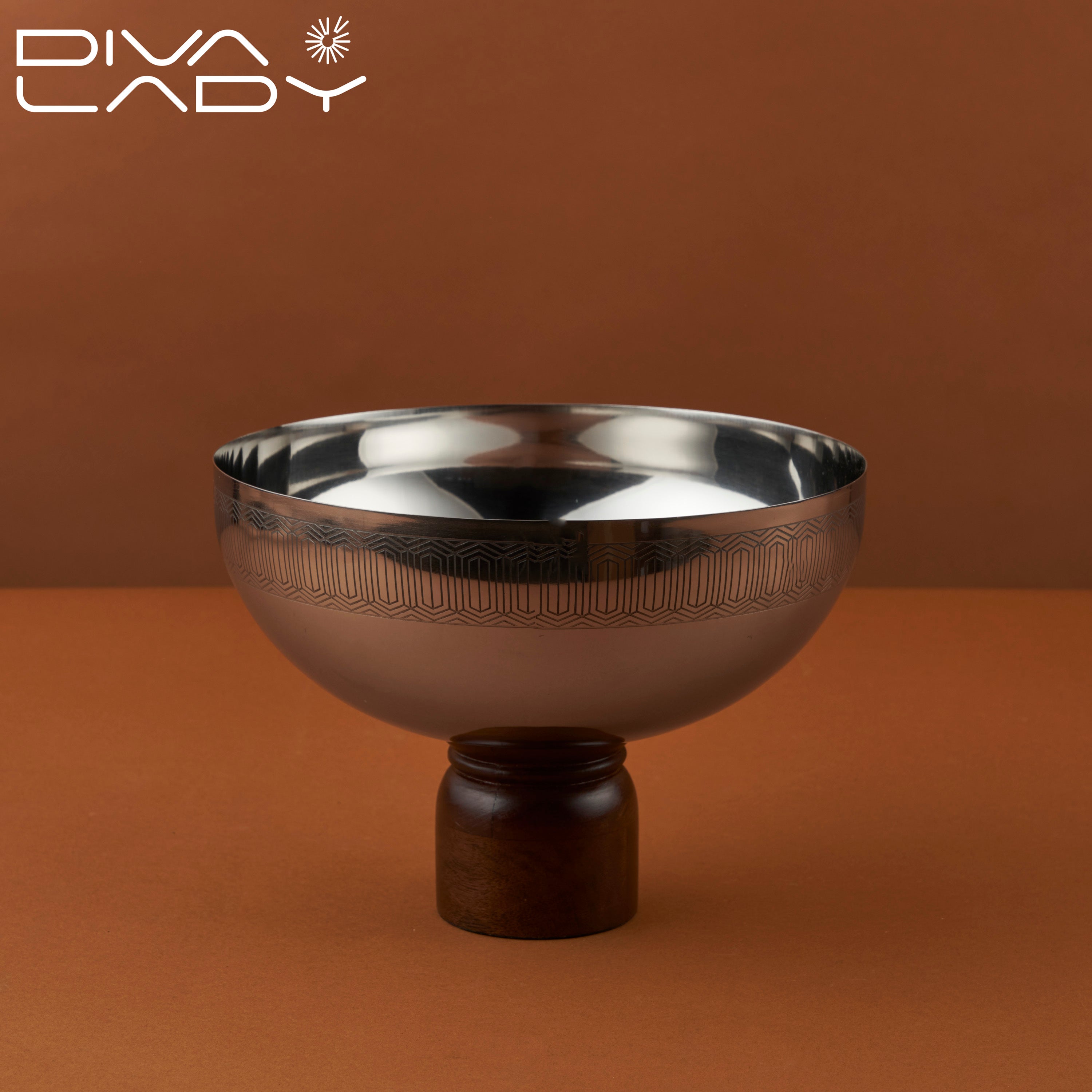 وعاء تقديم استيل