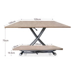 طاولة قابلة للطي والارتفاع