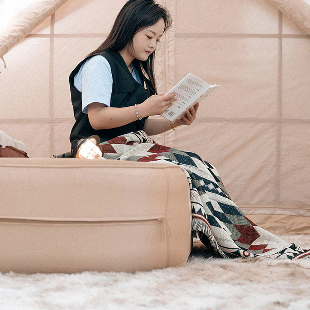 مرتبة هوائية محمولة ذاتية النفخ