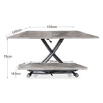 طاولة قابلة للطي والارتفاع