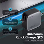 شاحن LDNIO Q408-100W GaN السريع