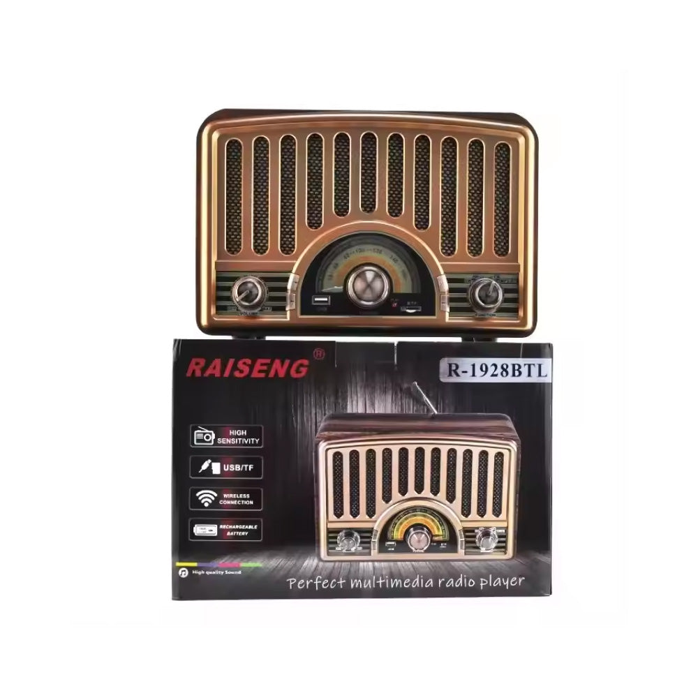 راد ريترو متعدد مكبرات الصوت مع بلوتوث،