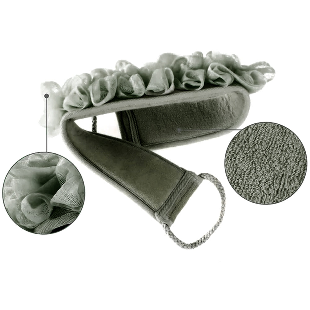 ليفة تقشير الجسم بحزام الظهر