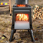 موقد محمول لحرق الأخشاب