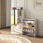 خزانة أحذية مع مرآة طولية