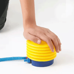 كرسي استرخاء قابل للنفخ اليدوي مع وسادة قدم