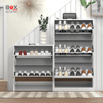 خزانة أحذية مع مرآة طولية