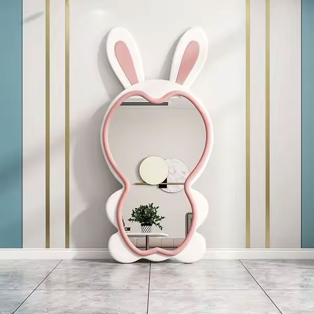 مرآة ديكور لغرفة المعيشة على شكل أرنب