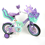 دراجة  للأطفال مع سلة وعجلات تدريب