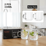 كوب مج زجاجي بيضوي