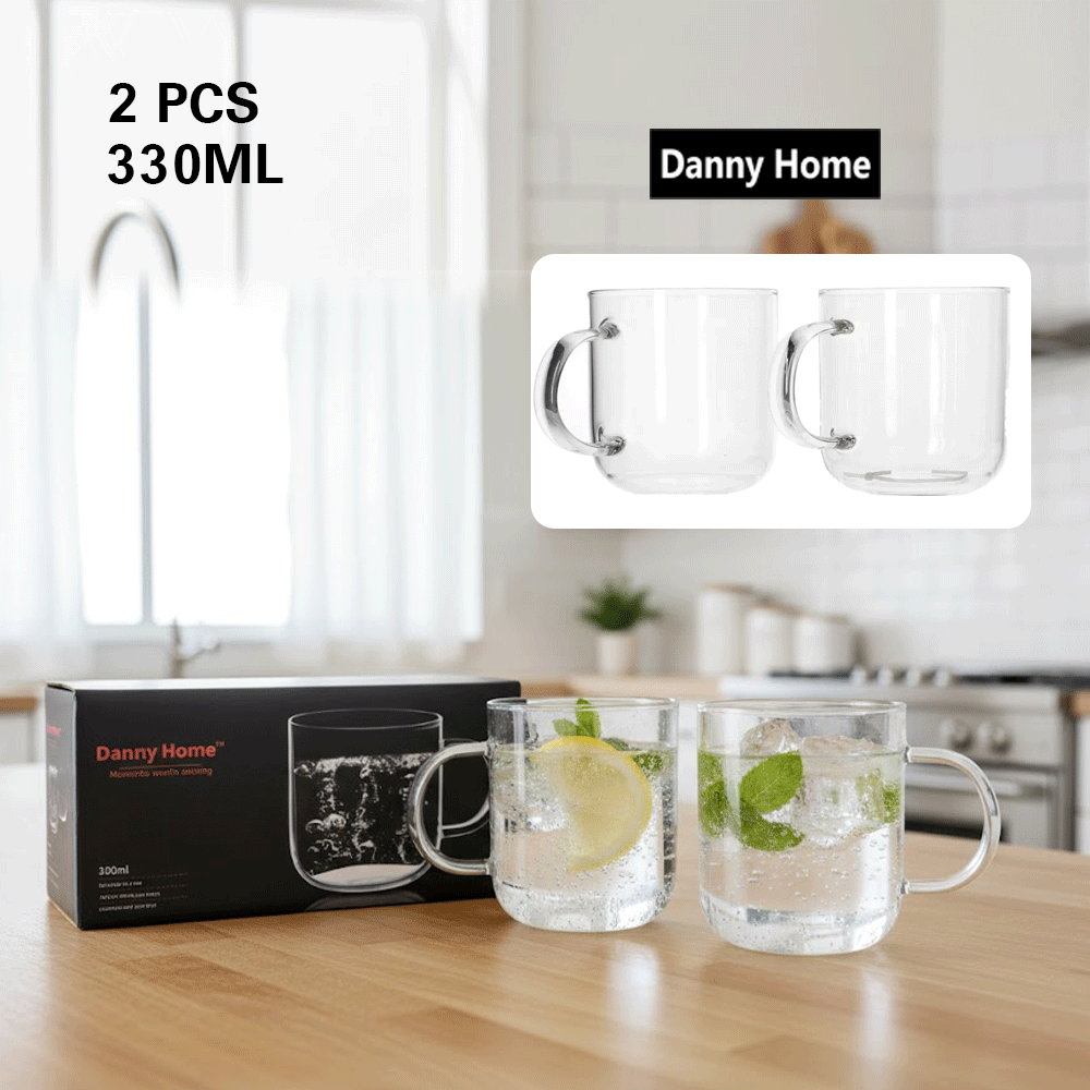 كوب مج زجاجي بيضوي