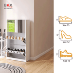 خزانة أحذية مع مرآة طولية